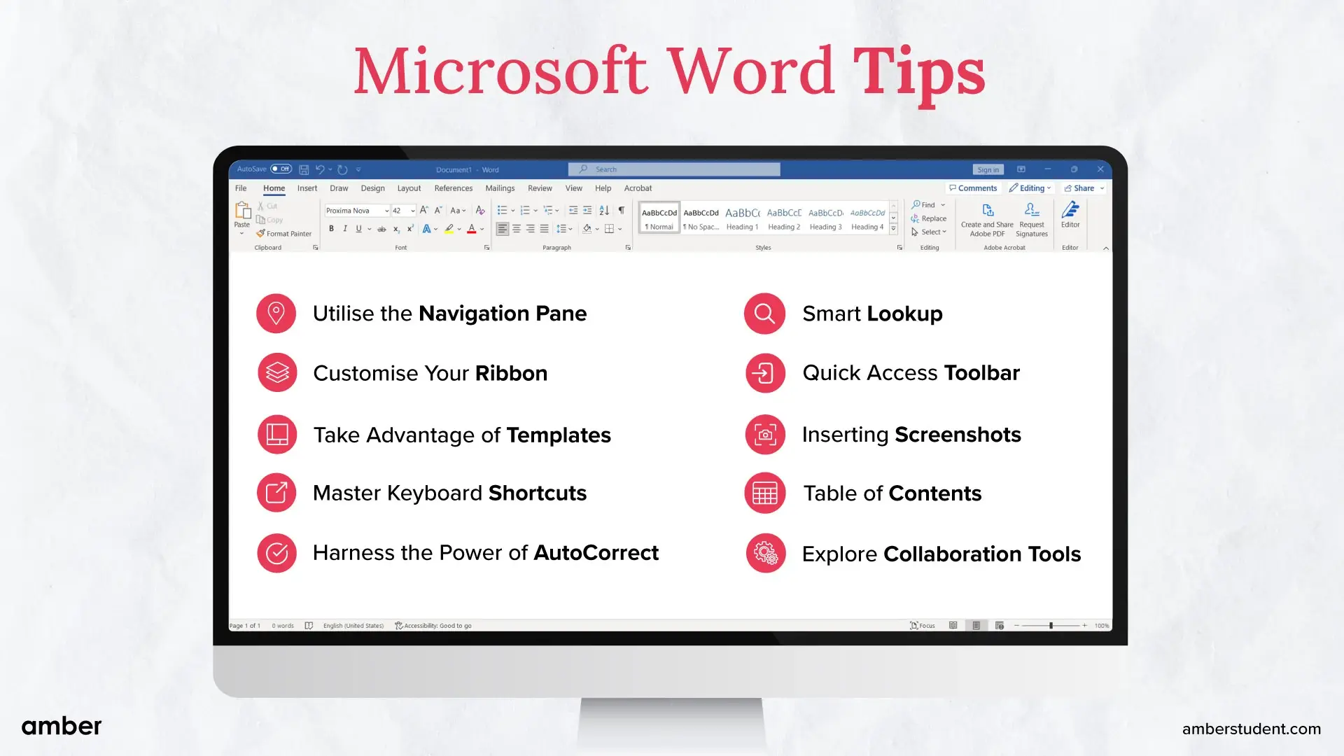 Boost Your Productivity With Microsoft Word Tips And Tricks Amber 4397